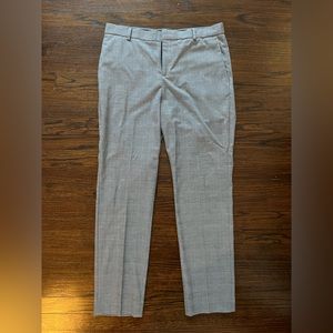 H&M Slim Fit Pants Grey/Plaid- 32